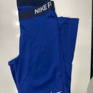 Nike Pro Royal Blue Leggings